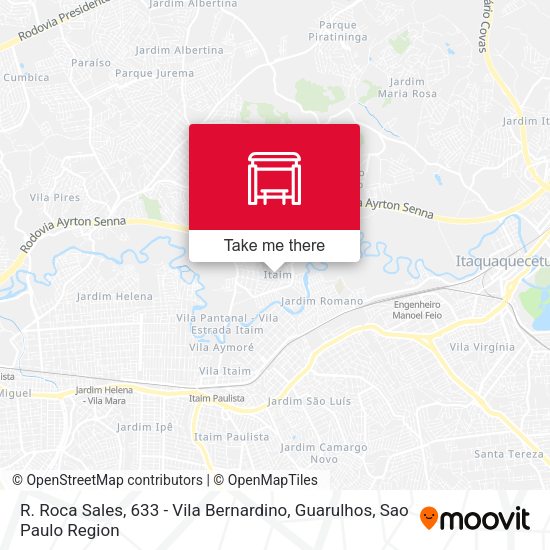 R. Roca Sales, 633 - Vila Bernardino, Guarulhos map