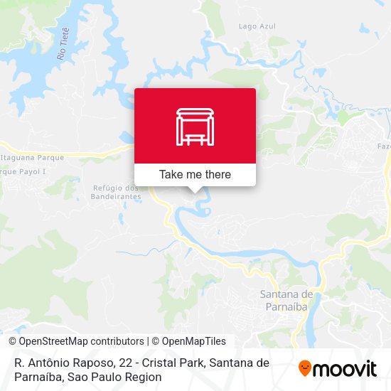 R. Antônio Raposo, 22 - Cristal Park, Santana de Parnaíba map