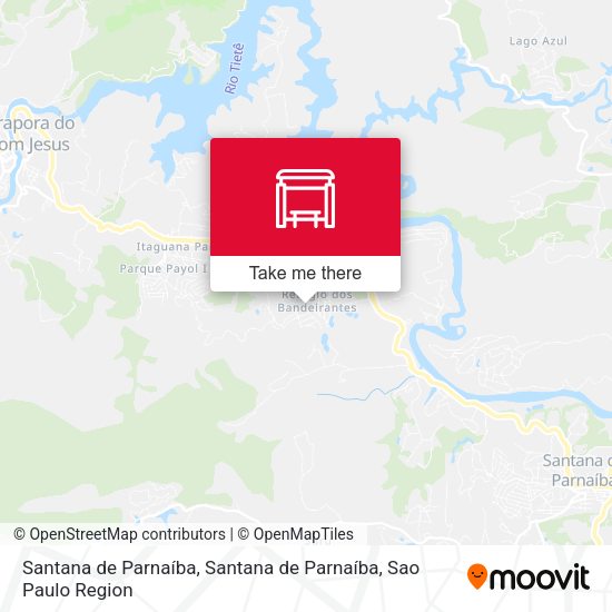 Santana de Parnaíba, Santana de Parnaíba map