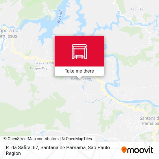 R. da Safira, 67, Santana de Parnaíba map