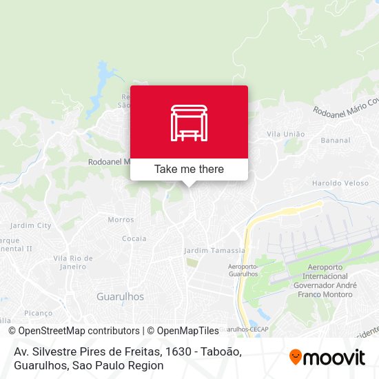 Av. Silvestre Pires de Freitas, 1630 - Taboão, Guarulhos map