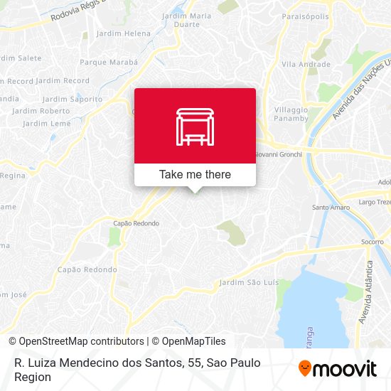 R. Luiza Mendecino dos Santos, 55 map