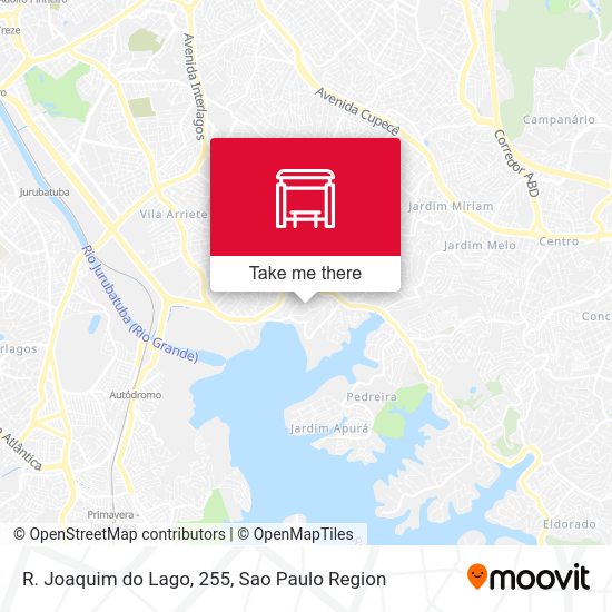R. Joaquim do Lago, 255 map