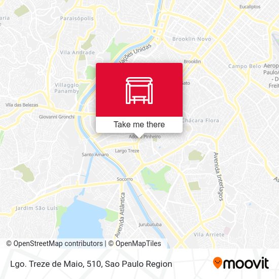 Lgo. Treze de Maio, 510 map