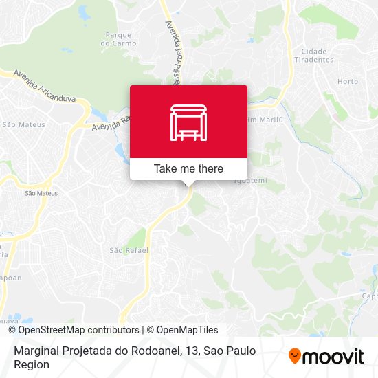 Marginal Projetada do Rodoanel, 13 map