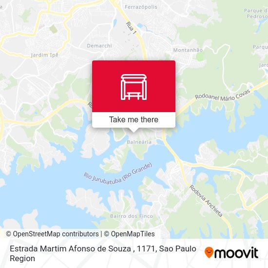 Estrada Martim Afonso de Souza , 1171 map