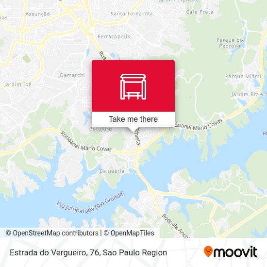 Estrada do Vergueiro, 76 map