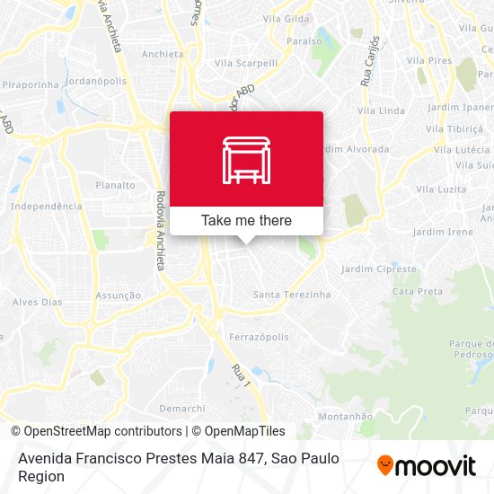 Avenida Francisco Prestes Maia 847 map