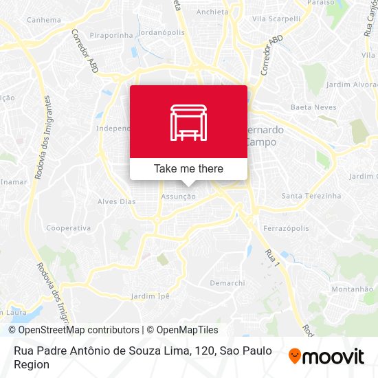 Rua Padre Antônio de Souza Lima, 120 map