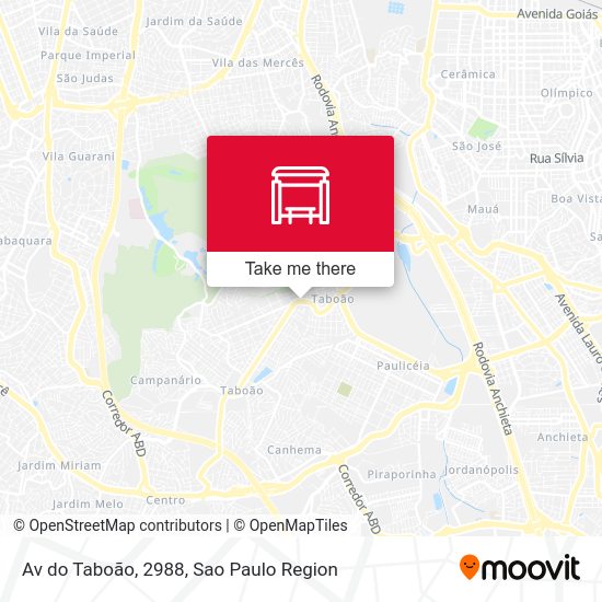 Av do Taboão, 2988 map
