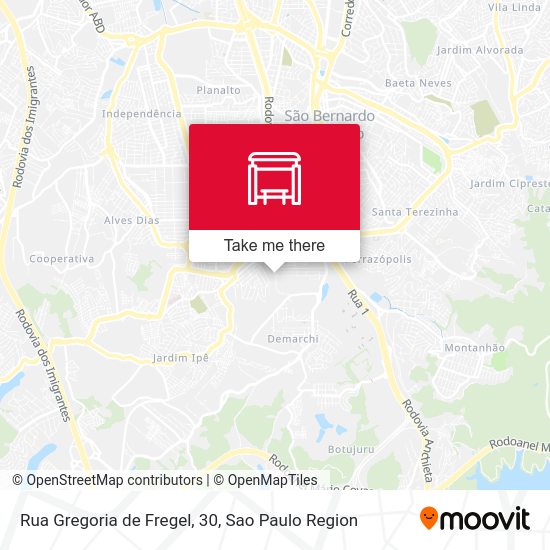 Rua Gregoria de Fregel, 30 map