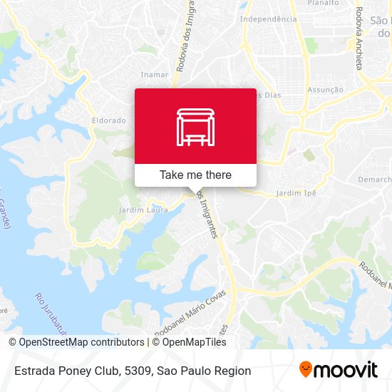 Estrada Poney Club, 5309 map