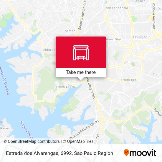 Estrada dos Alvarengas, 6992 map