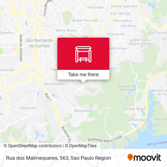 Rua dos Malmequeres, 563 map