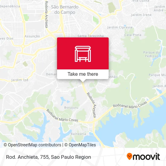 Rod. Anchieta, 755 map