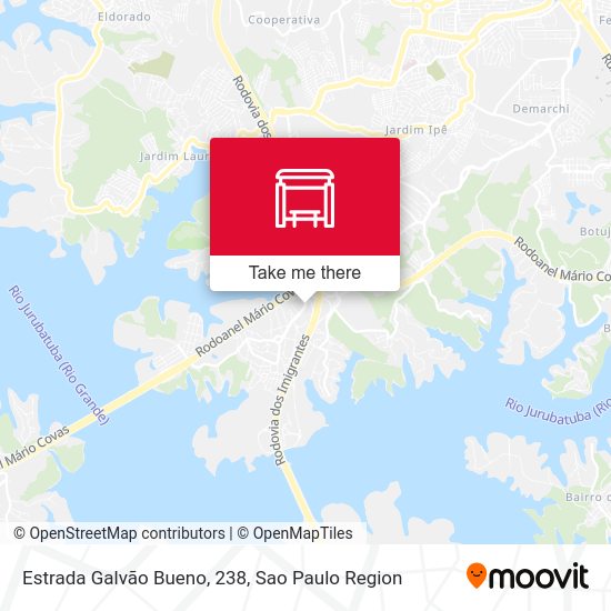 Estrada Galvão Bueno, 238 map