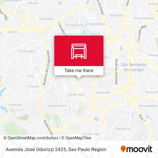 Avenida José Odorizzi 2425 map