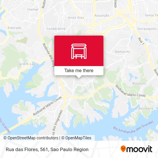 Rua das Flores, 561 map
