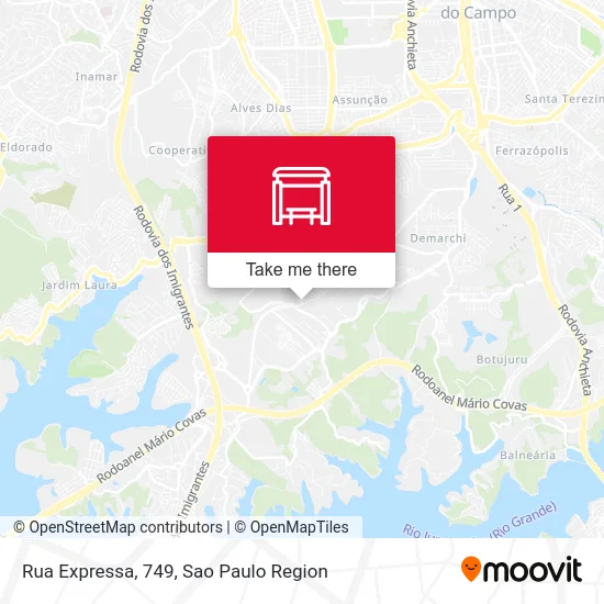 Rua Expressa, 749 map
