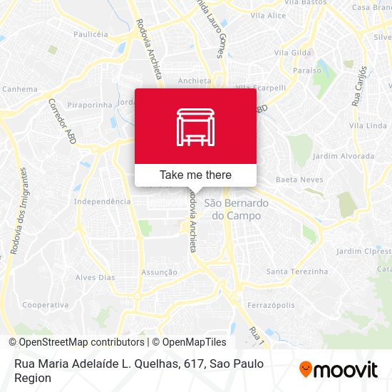 Rua Maria Adelaíde L. Quelhas, 617 map