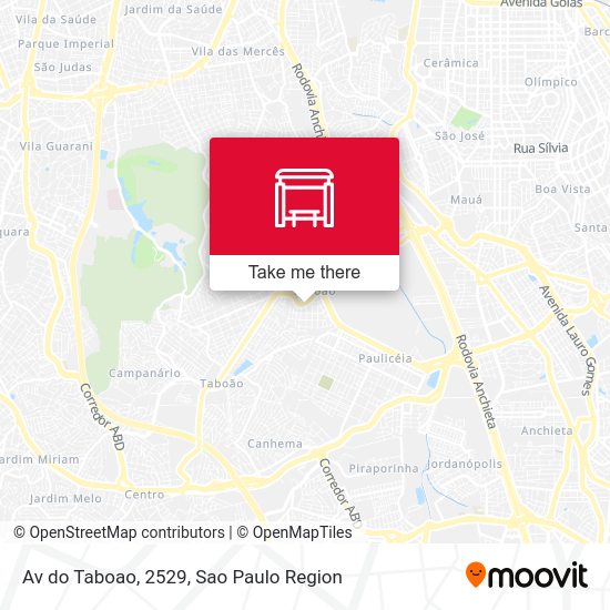 Av do Taboao, 2529 map