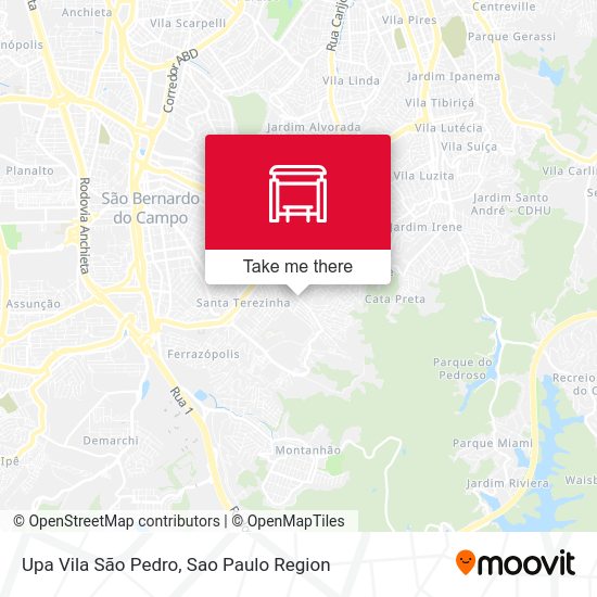Upa Vila São Pedro map