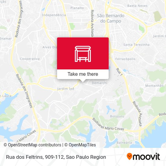 Rua dos Feltrins, 909-112 map