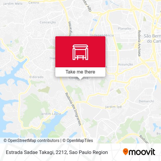 Estrada Sadae Takagi, 2212 map
