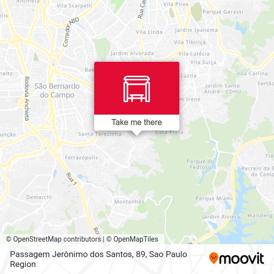 Passagem Jerônimo dos Santos, 89 map