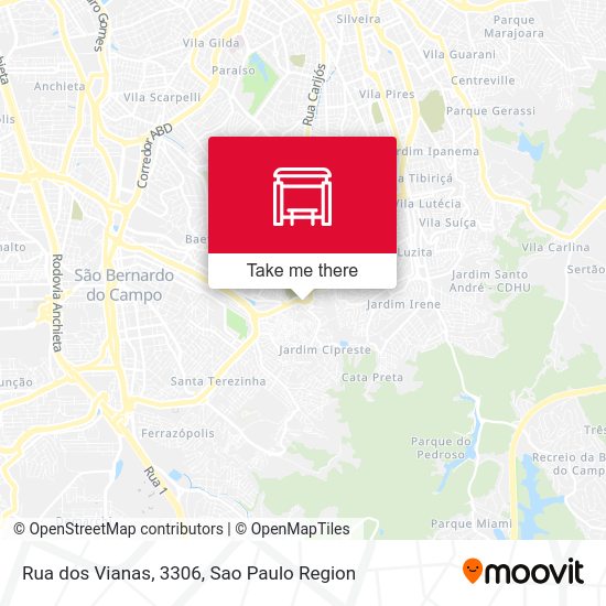 Rua dos Vianas, 3306 map