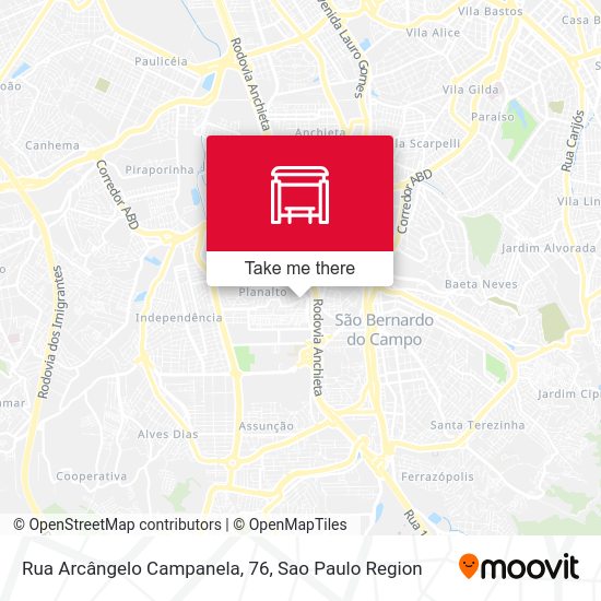 Rua Arcângelo Campanela, 76 map
