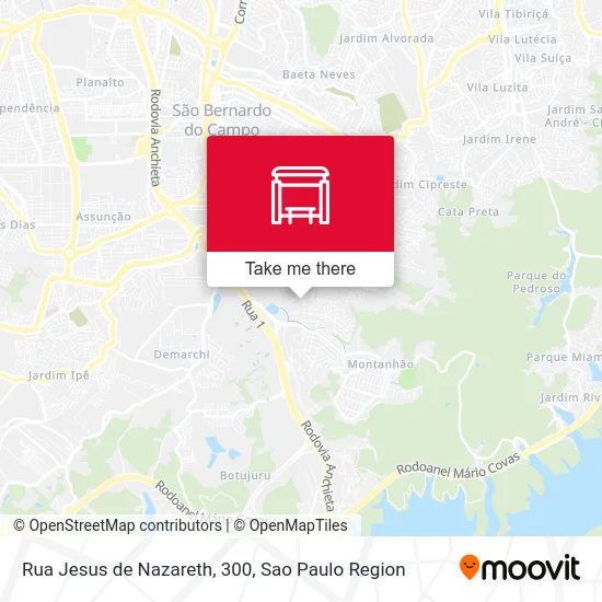 Rua Jesus de Nazareth, 300 map