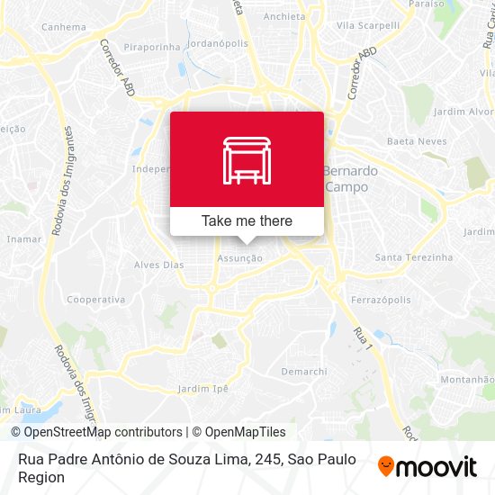 Rua Padre Antônio de Souza Lima, 245 map