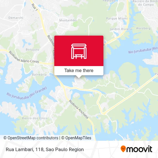 Rua Lambari, 118 map