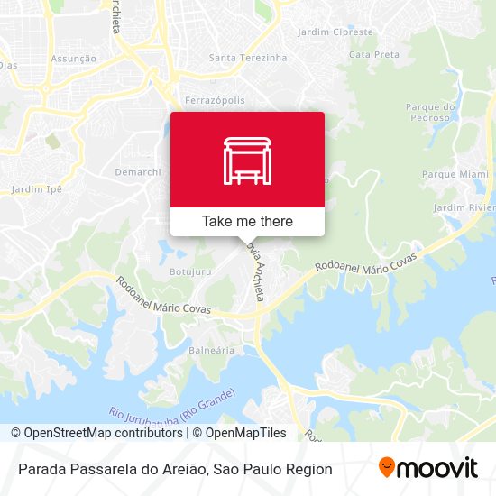 Parada Passarela do Areião map