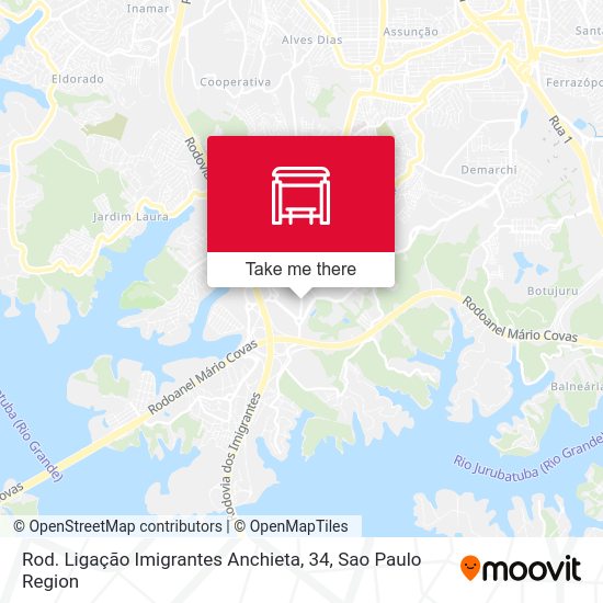 Rod. Ligação Imigrantes Anchieta, 34 map