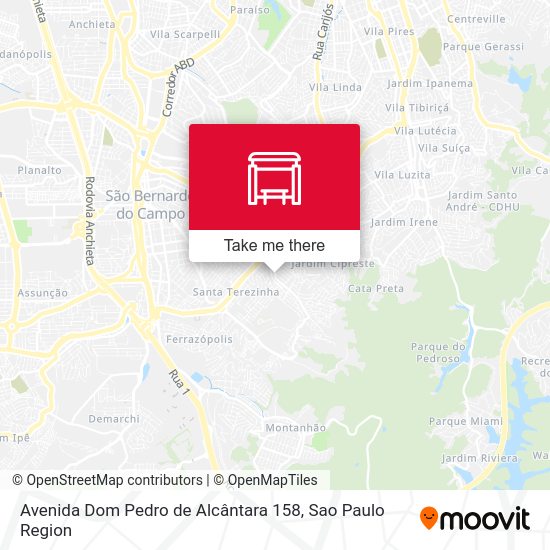 Avenida Dom Pedro de Alcântara 158 map