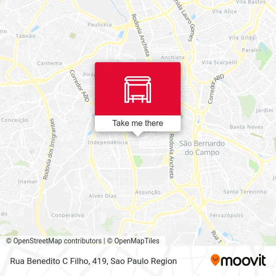 Rua Benedito C Filho, 419 map