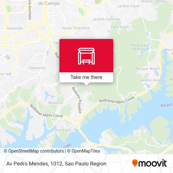Av Pedro Mendes, 1012 map