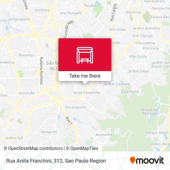 Rua Anita Franchini, 312 map