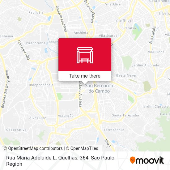 Rua Maria Adelaíde L. Quelhas, 364 map