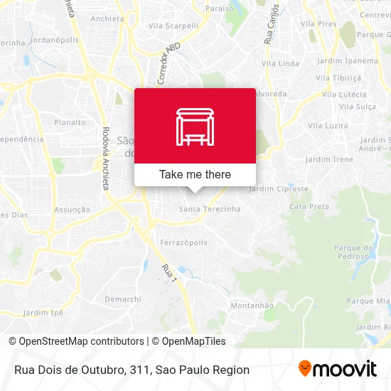 Rua Dois de Outubro, 311 map