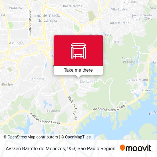 Av Gen Barreto de Menezes, 953 map
