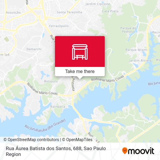 Rua Áurea Batista dos Santos, 688 map