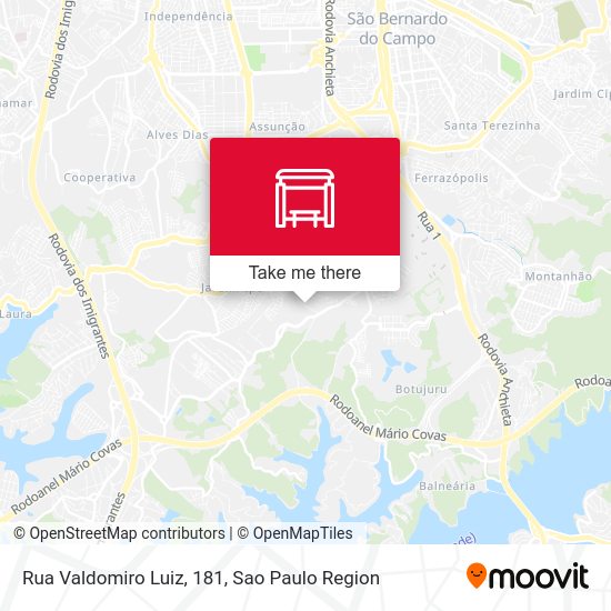 Rua Valdomiro Luiz, 181 map