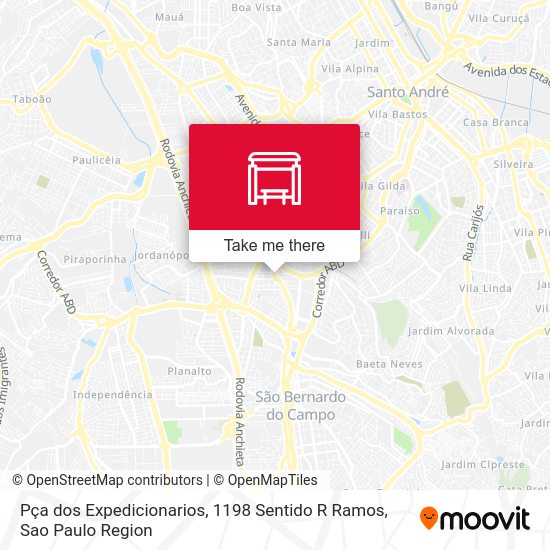 Pça dos Expedicionarios, 1198 Sentido R Ramos map