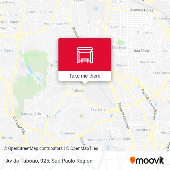 Av do Taboao, 925 map