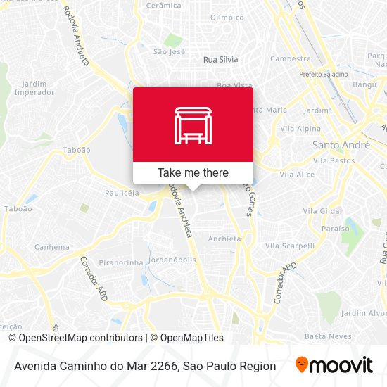 Avenida Caminho do Mar 2266 map