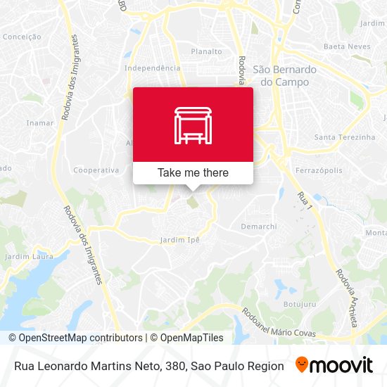 Rua Leonardo Martins Neto, 380 map
