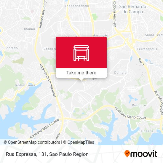 Rua Expressa, 131 map